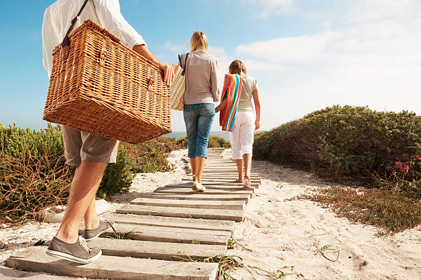 Walking towards a great picnic spot