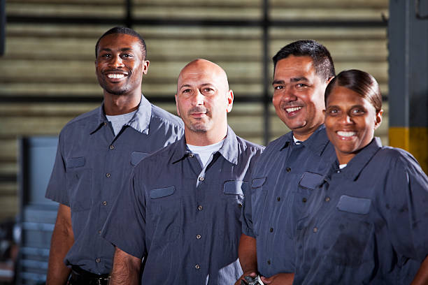 istock Team of mechanics 171268368