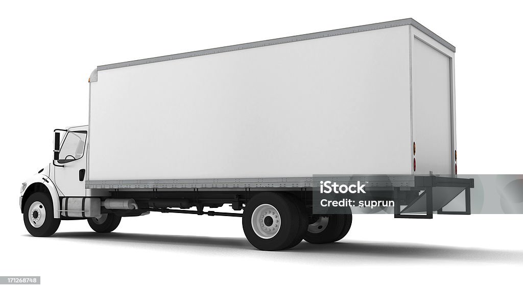 Delivery Truck 3D render of a delivery truck Truck Stock Photo
