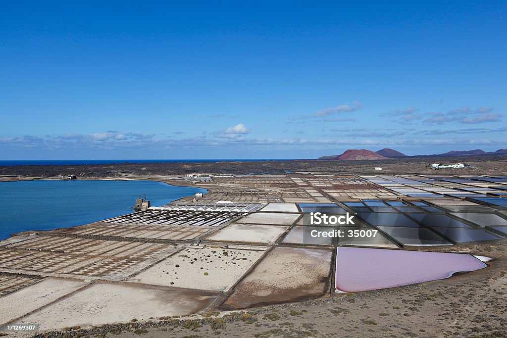 salinas de janubio, lanzarote - Foto stock royalty-free di Salina