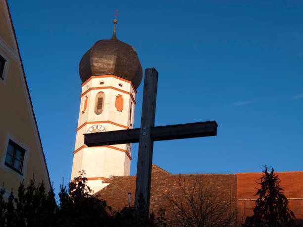 istock Baroque Church spire, Bavaria, Germany 171269311