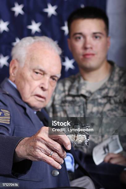 Grandfather And Grandson Veterans Stock Photo - Download Image Now - USA, Army, Celebration Event