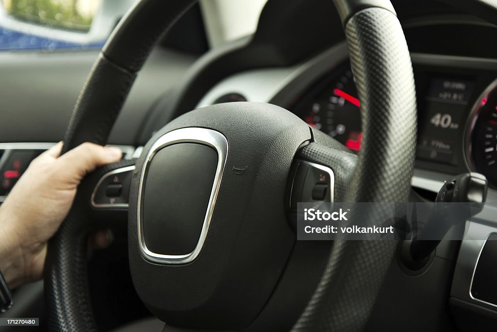 Mãos no volante - Royalty-free Carro Foto de stock