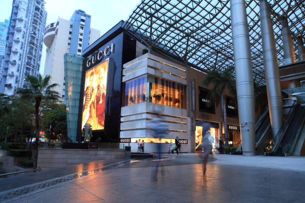 GUCCI store in China stock photo