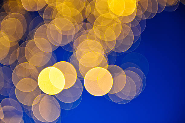 istock Blue and golden bokeh 171271301