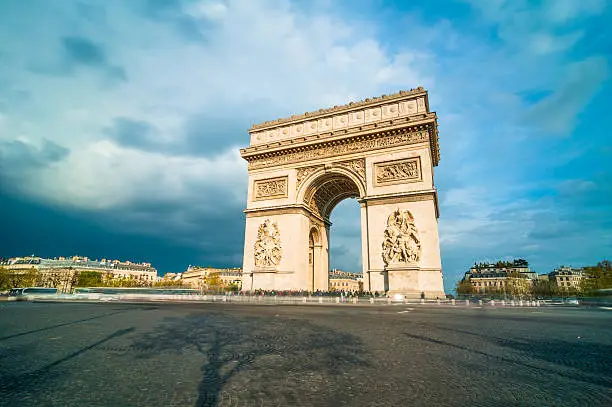 "The Arc de Triomphe, Paris"