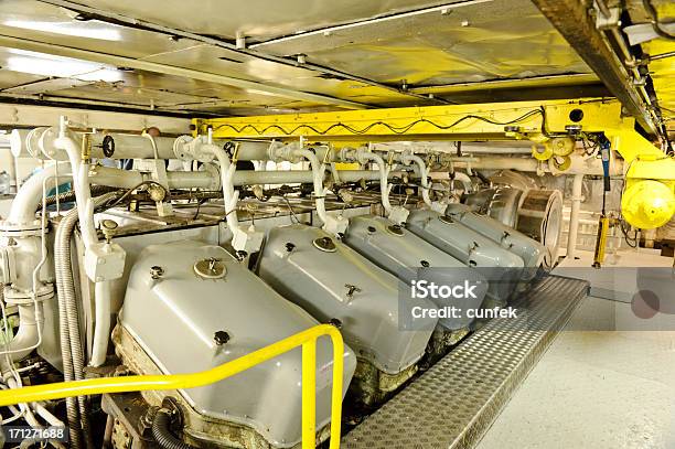 Engine Room Stock Photo - Download Image Now - Engine, Engine Room, Nautical Vessel