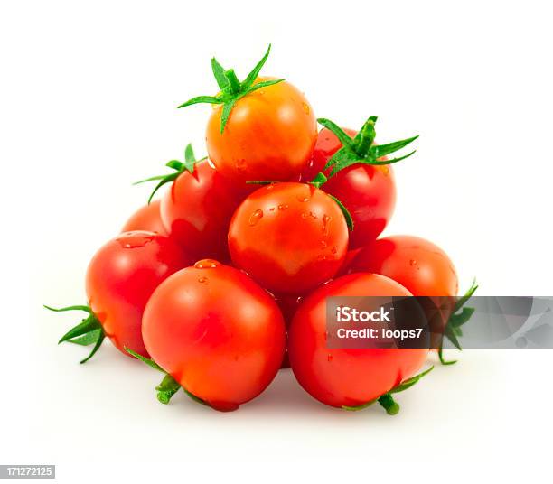 Cherry Tomatos Stock Photo - Download Image Now - Cherry Tomato, Clean, Close-up