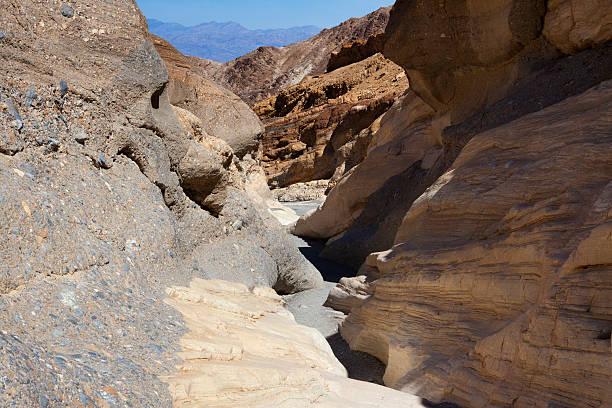 Mosaic Canyon Trail in Death Valley stock photo