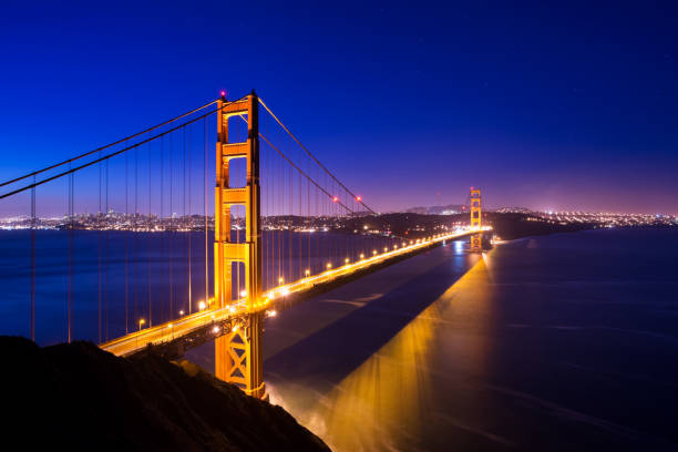 O Golden Gate Bridge - fotografia de stock