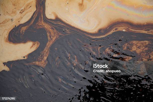 Wow Polution Nahe Förderbohrinsel Stockfoto und mehr Bilder von Ölpest - Ölpest, Benzin, Flüssig