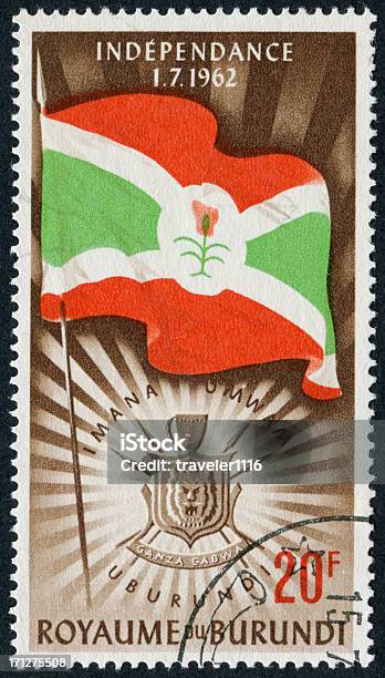 Burundi Independence Stamp Stockfoto und mehr Bilder von 1962 - 1962, Afrika, Alt