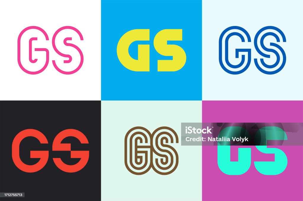 All Gs Letters Set Of Letter Gs S Stock Illustration - Download Image Now - Abstract ...