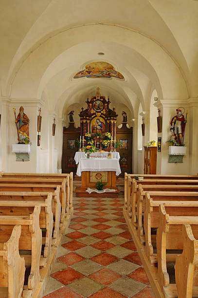 istock Little Country Chapel Interior (Dobbiaco - Italy) 171275866