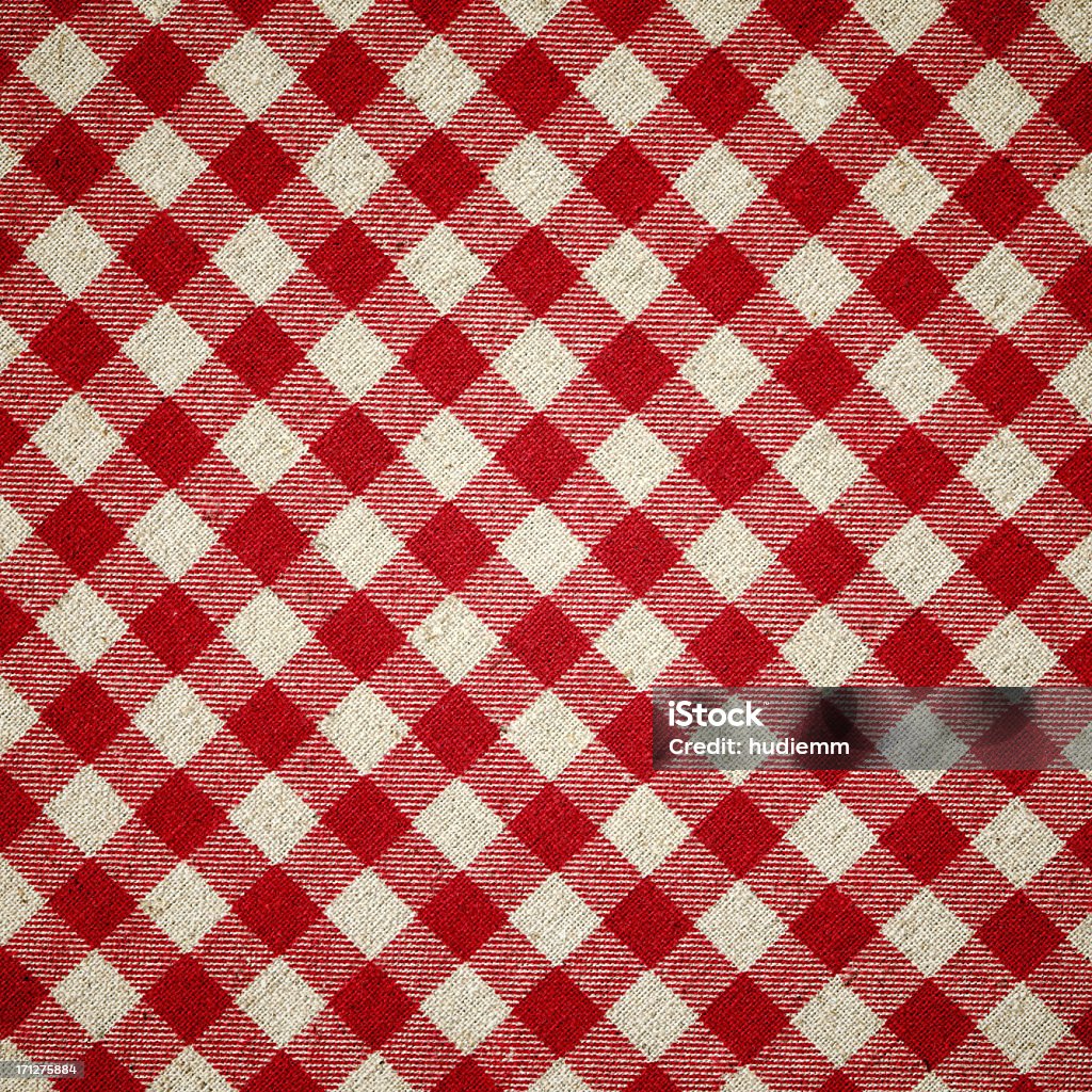 Tessuto scozzese rosso - Foto stock royalty-free di Lino - Materiale tessile