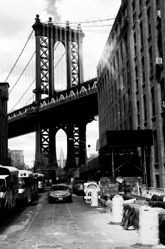 Manhattan Bridge from Dumbo,Brooklyn,NYC