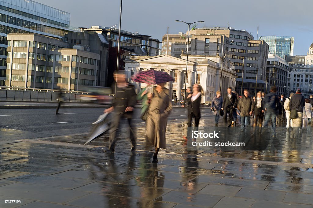 Trabalhadores da cidade de trabalhadores Andar em Londres - Royalty-free Adulto Foto de stock