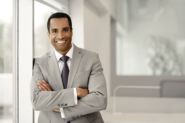 istock Happy African American Business man 171277287