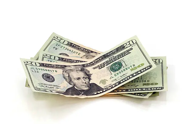 Photo of Twenty Dollar Bills
