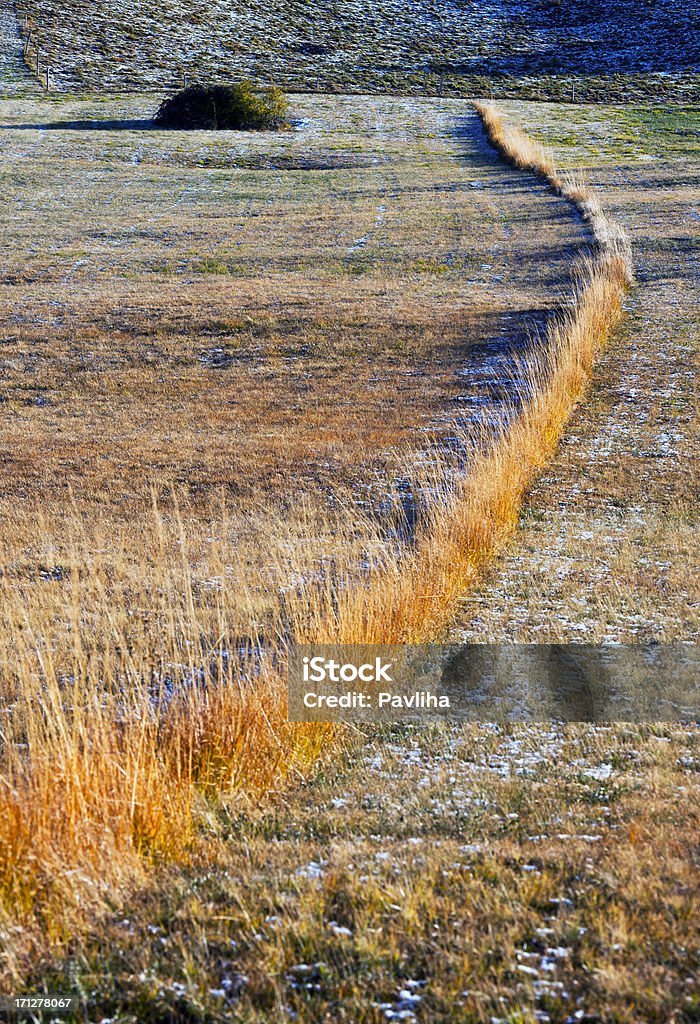 Herbst mit einem Hauch von Winter - Lizenzfrei Alpen Stock-Foto