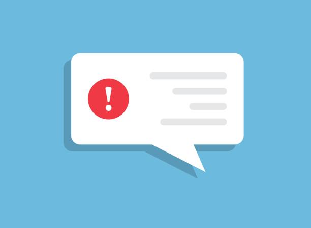 istock New message icon in flat style. Incoming inbox email vector illustration on isolated background. Bubble notification sign business concept. 1712782098