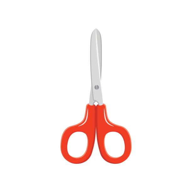 istock Scissor icon in flat style. Cutting hair equipment vector illustration on isolated background. Hairdressing sign business concept. 1712782151