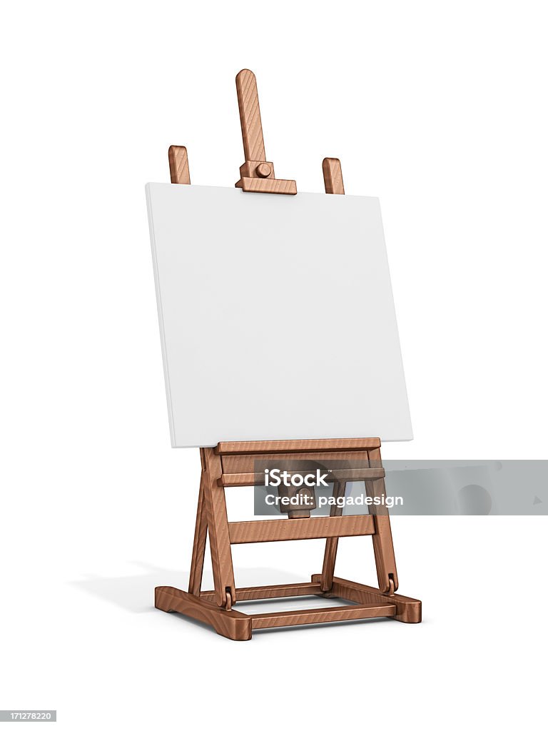 easel  Cut Out Stock Photo