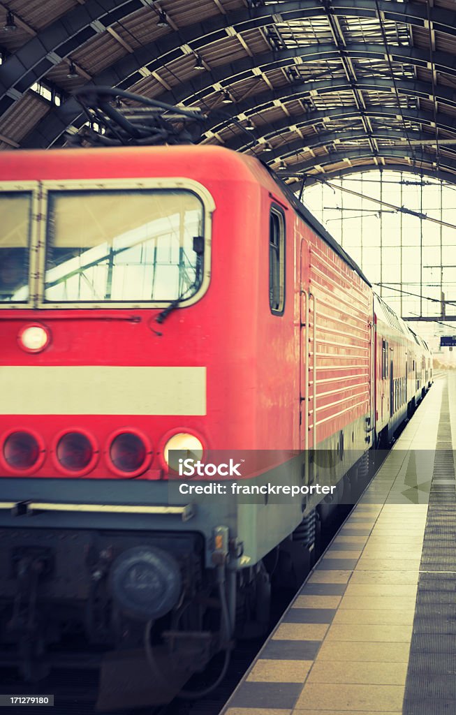 Urban Treno della metropolitana di Berlino - Foto stock royalty-free di Attività