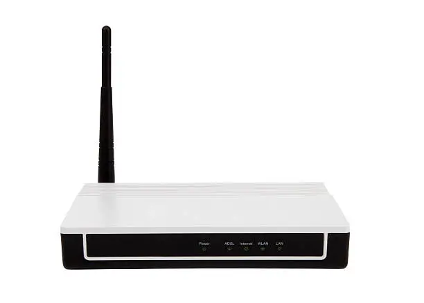 Wireless Modem Router (Isolated With Clipping Path Over White Background)Please see some similar pictures from my portfolio: