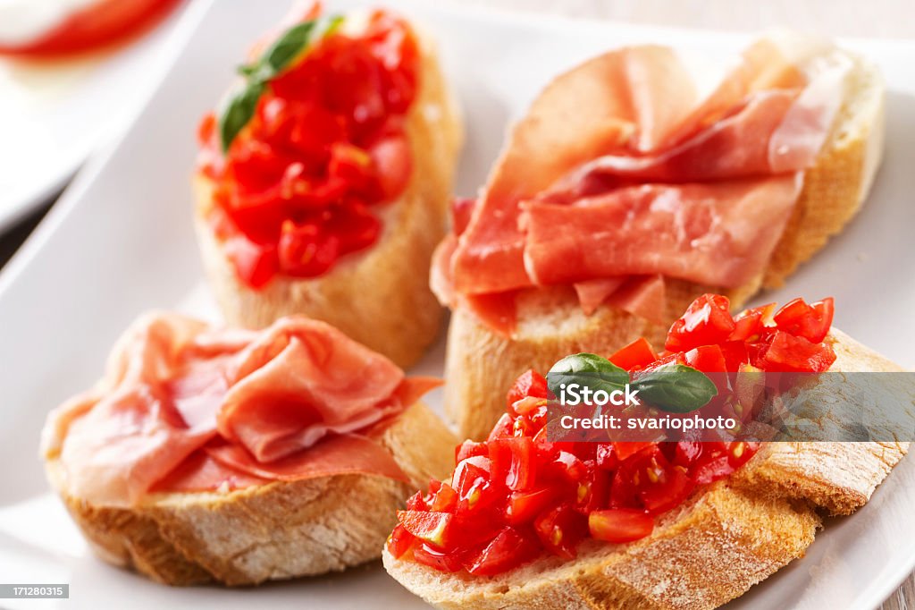 Bruschetta. - Zbiór zdjęć royalty-free (Crostini)