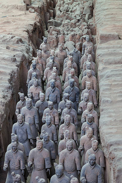 istock Burried Terracotta Warriors in Xi'an, China 171280342