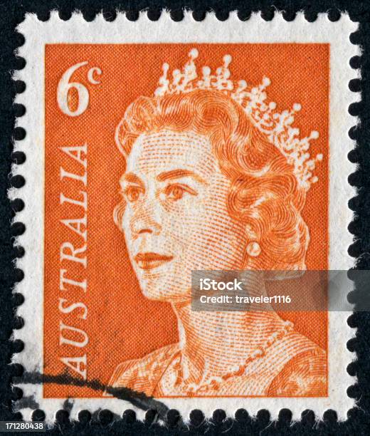 Photo libre de droit de Timbre De La Reine Elizabeth Ii banque d'images et plus d'images libres de droit de 1960-1969 - 1960-1969, Annulation, Art du portrait