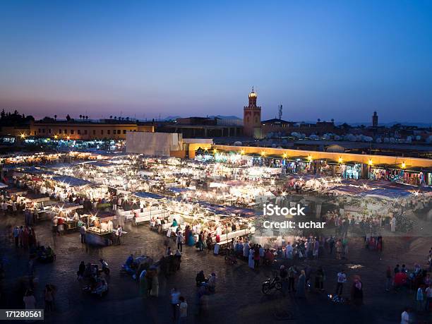 Marrakesh - zdjęcia stockowe i więcej obrazów Afryka - Afryka, Architektura, Długie naświetlanie