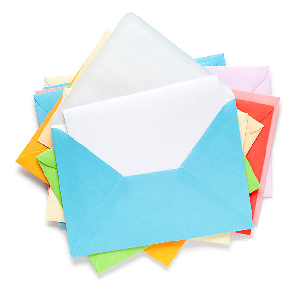 봉투 - opening mail envelope greeting card 뉴스 사진 이미지