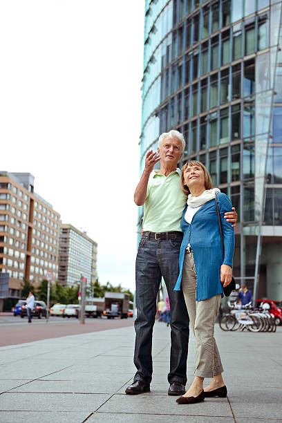 istock Senior couple doing sightseeing in the city 171281541
