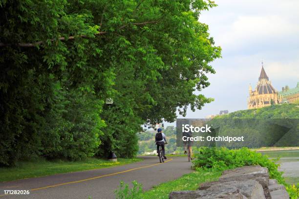 Scenic Cycling Path Stock Photo - Download Image Now - Ottawa, Cycling, Bicycle