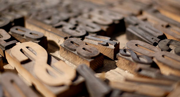 istock Money Concept - Letterpress Numbers 171282742