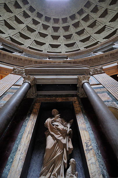 istock Ancient architectural masterpiece of Pantheon in Roma, Italy 171282926