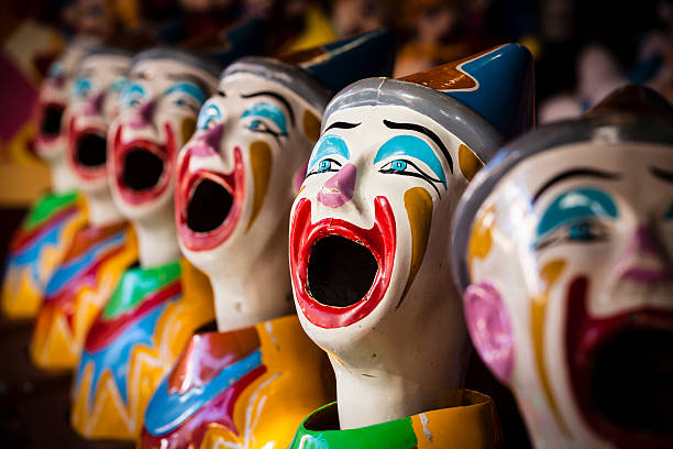 palhaços - luna park - fotografias e filmes do acervo