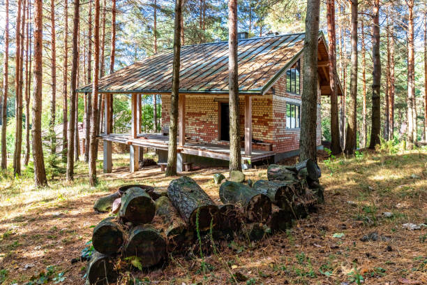 istock A house under construction in a pine forest on a sunny autumn day 1712841637