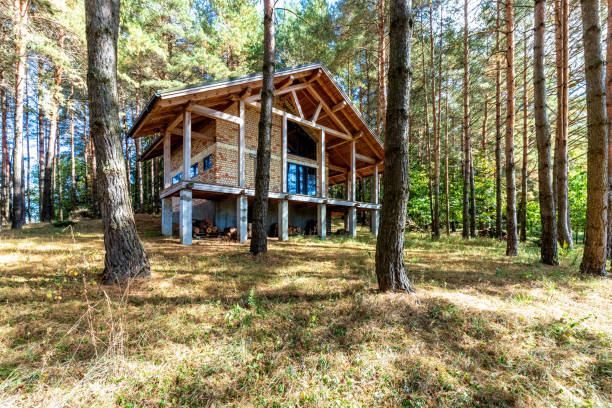 istock A house under construction in a pine forest on a sunny autumn day 1712841693