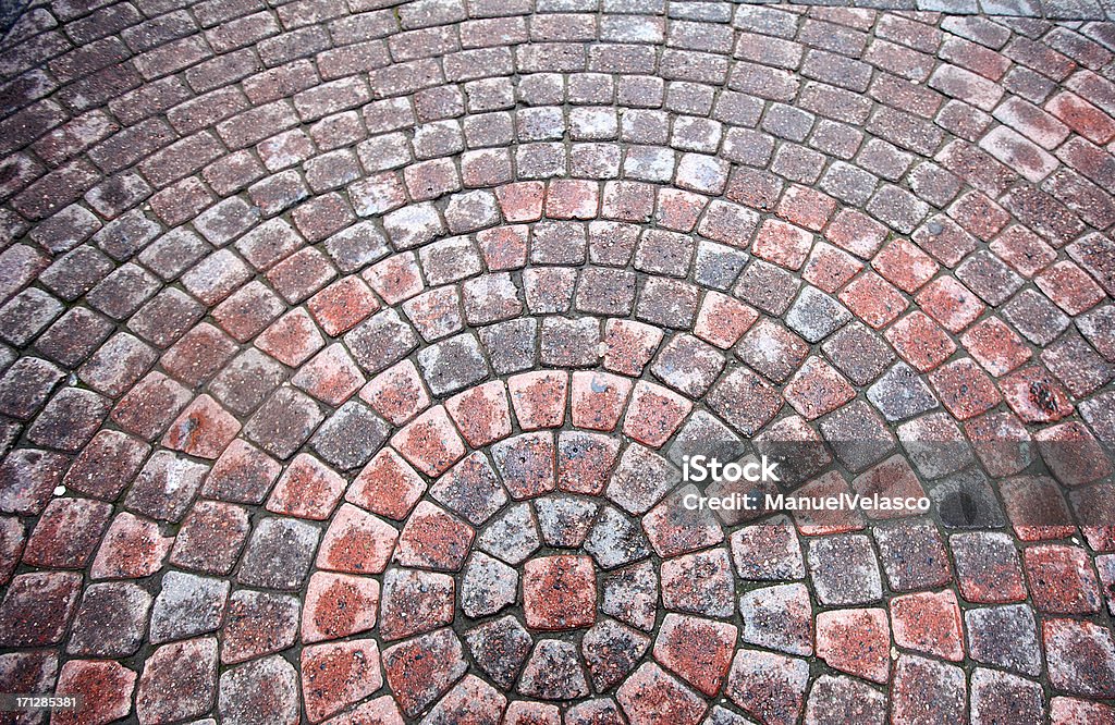 Rouge cobblestones - Photo de Cercle libre de droits