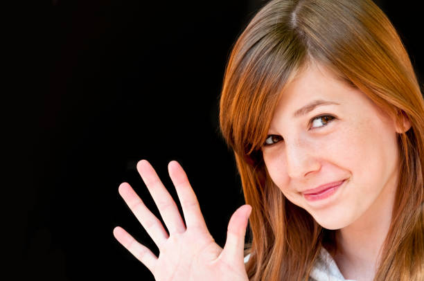 istock Teenage girl making faces (happy look) - III 171285738