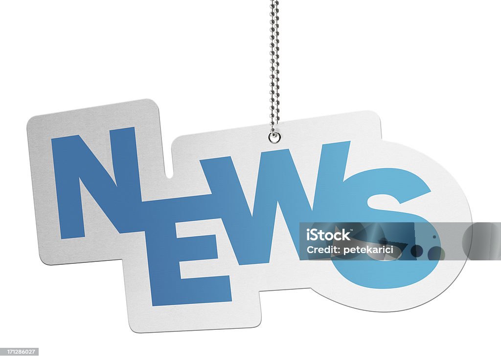 News, Sprechblase (Clipping Path) - Lizenzfrei Ankündigung Stock-Foto