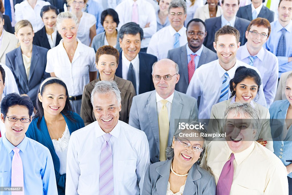 Multi-étnica grupo de pessoas de negócios - Foto de stock de Adulto royalty-free