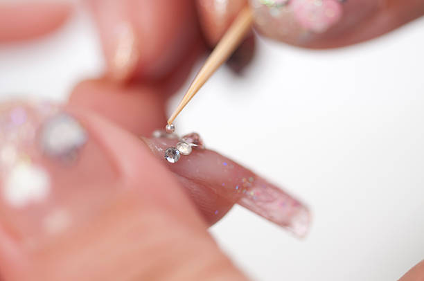 istock Artificial Nails - Faulse Diamond Decoration 171286499