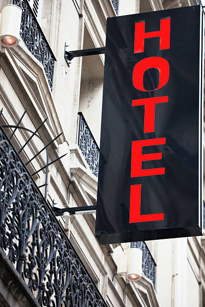 istock Parisian Sign of Hotel 171286687