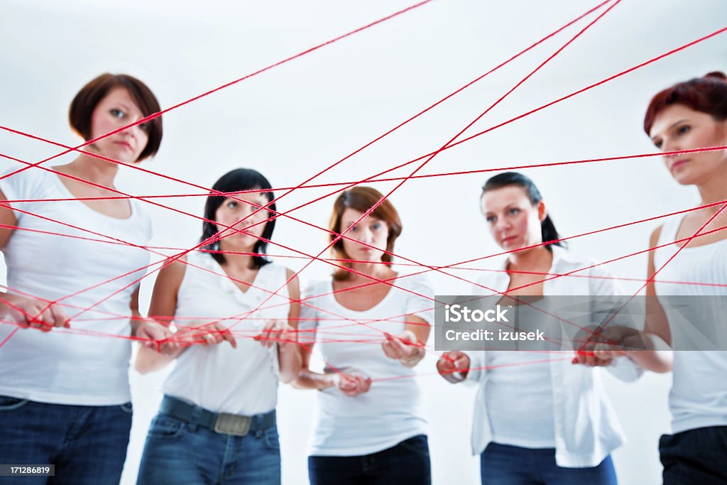 Collegati alla rete - Foto stock royalty-free di Connessione