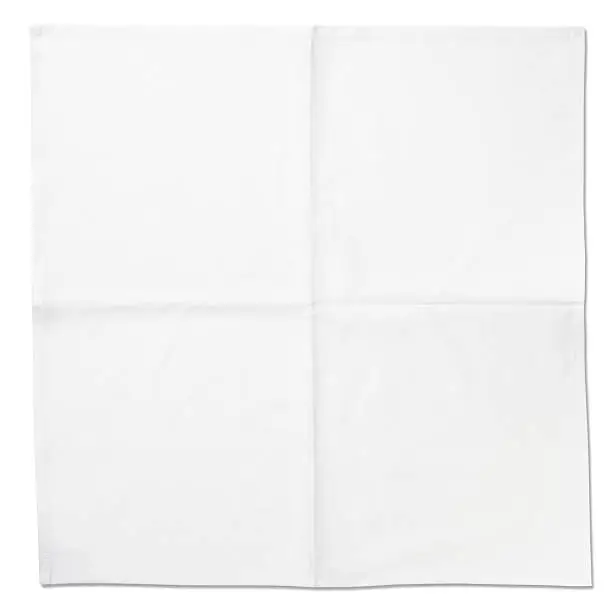 Photo of White linen tablecloth