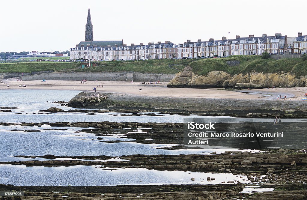 Cullercoats-English village sur la côte, Landmark - Photo de Angleterre libre de droits